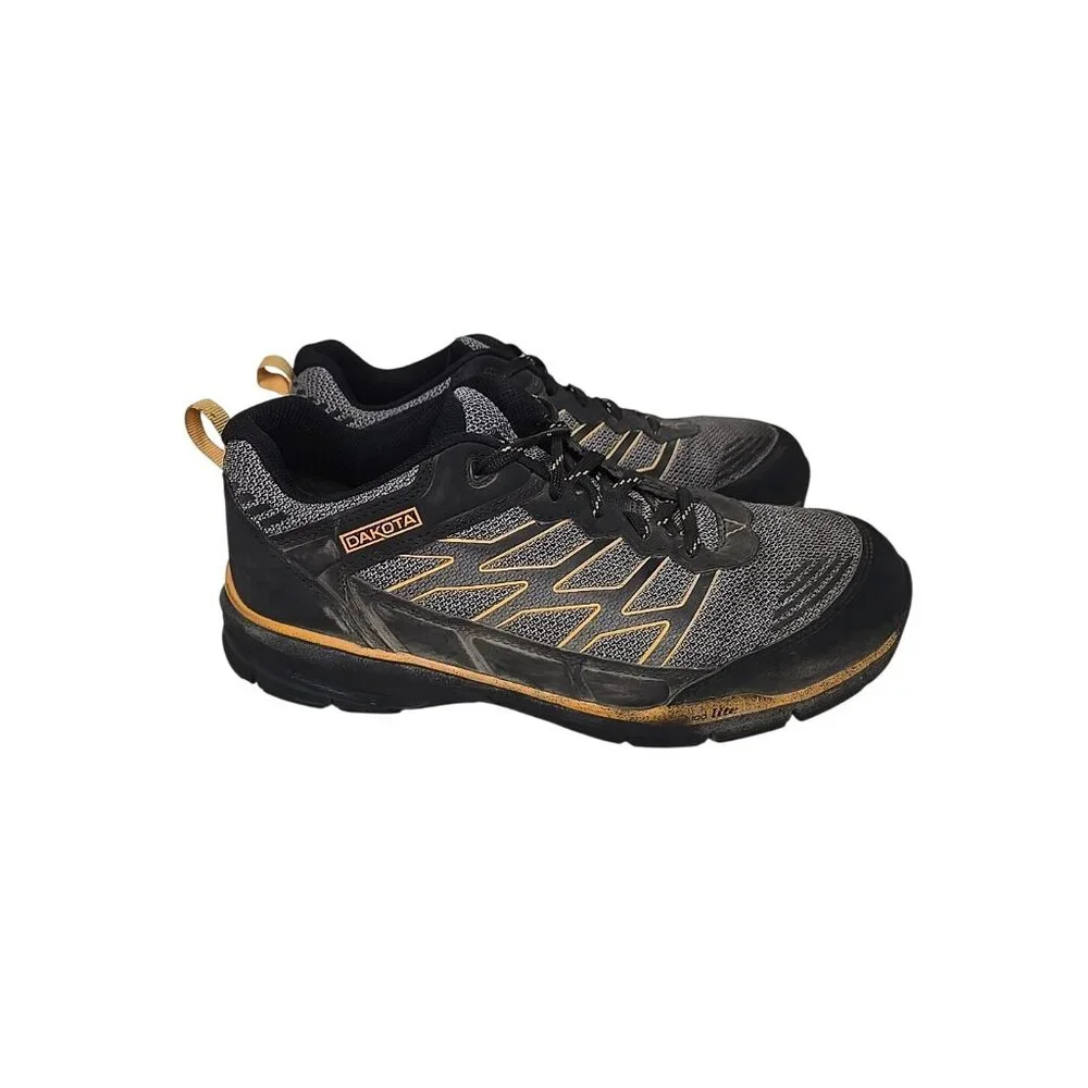DAKOTA Men's 3604 Aluminum Toe Steel Plate Quad Lite Work Safety Shoes Grey 8M - Picture 2 of 7